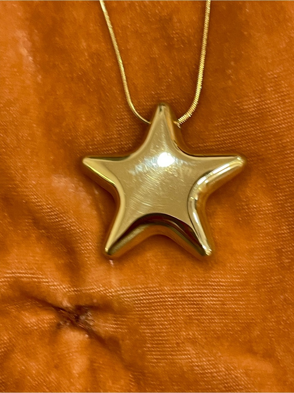 Gold Star Pendant Necklace - Picture 5 of 5